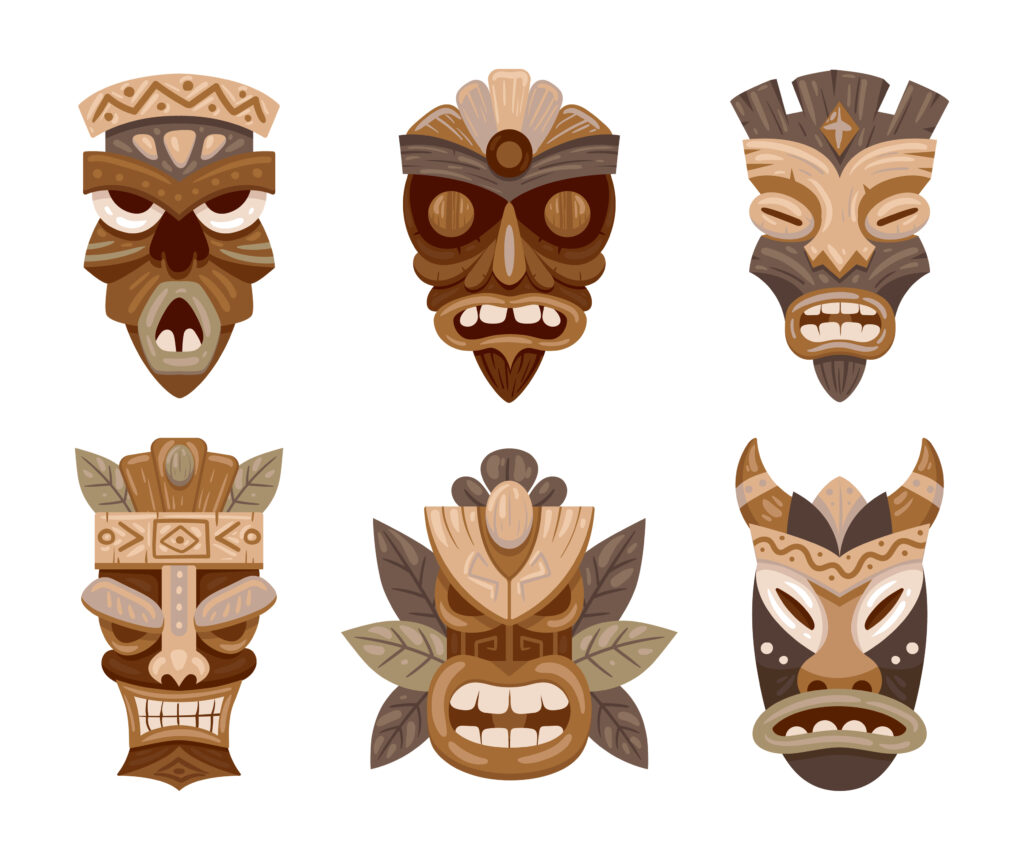 Máscaras Tiki