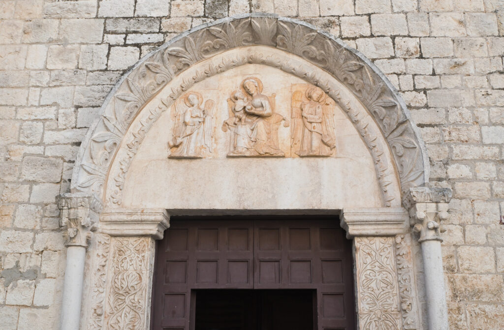 Mother church of St. Nicola. Rutigliano. Puglia. Italy.