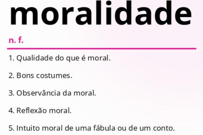 moralidade